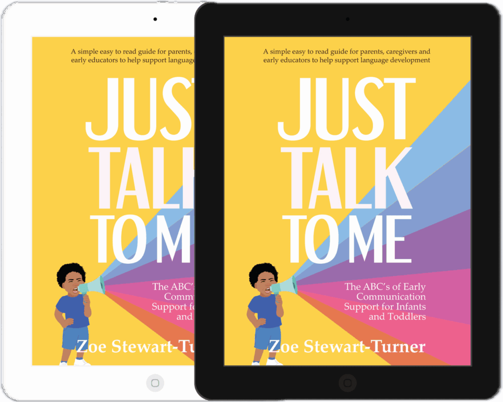 Image of the eBook cover on two iPads
